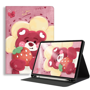 ipadPro12.9保护套老款por129寸硅胶卡通一1二2代老版ipid带笔槽2017保护壳a1584防摔ap磁吸爱派1670全包壳子