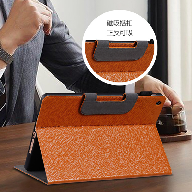 适用华为mate11.5真皮搭扣皮套