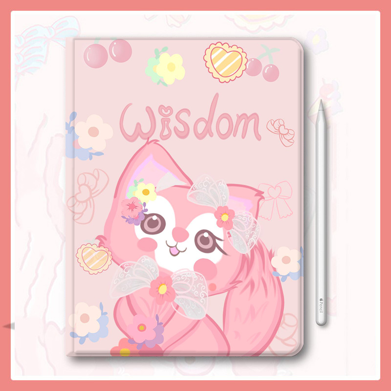 卡通可爱全包防摔笔槽平板保护套