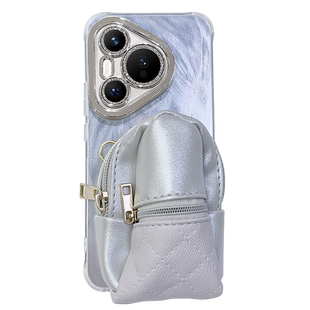 羽纱零钱钥匙卡包适用于华为P80Pro手机壳Pura70保护套P60全包镜头膜P50防摔外壳P40斜跨背包P30挂绳P80Ultra