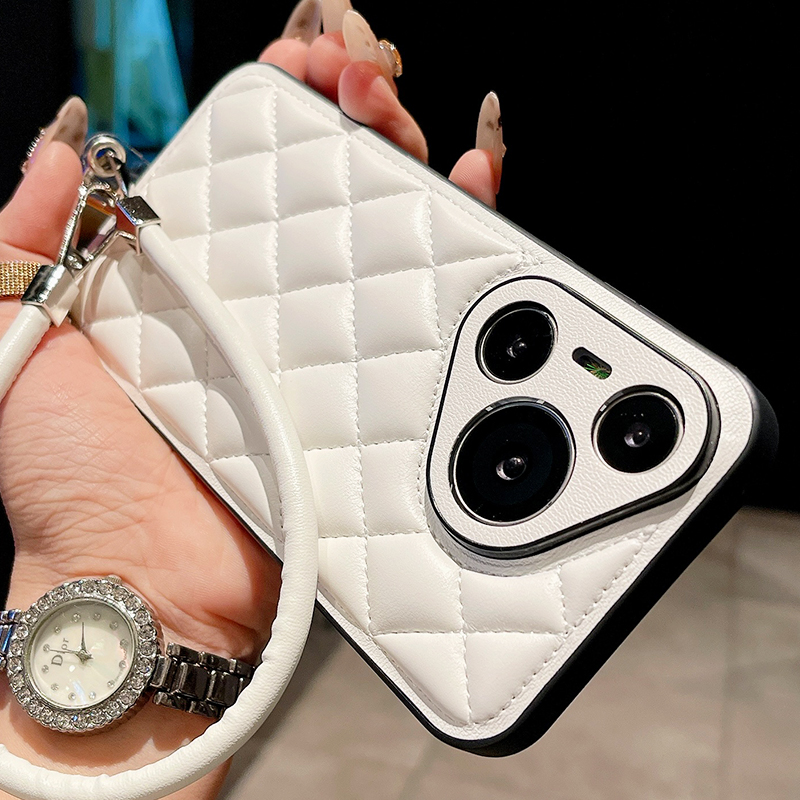 小香风立体菱格皮质适用于华为P80Pro手机壳Pura70保护套P60镜头全包P50防摔外壳P80ultra女款奢华Por高级感