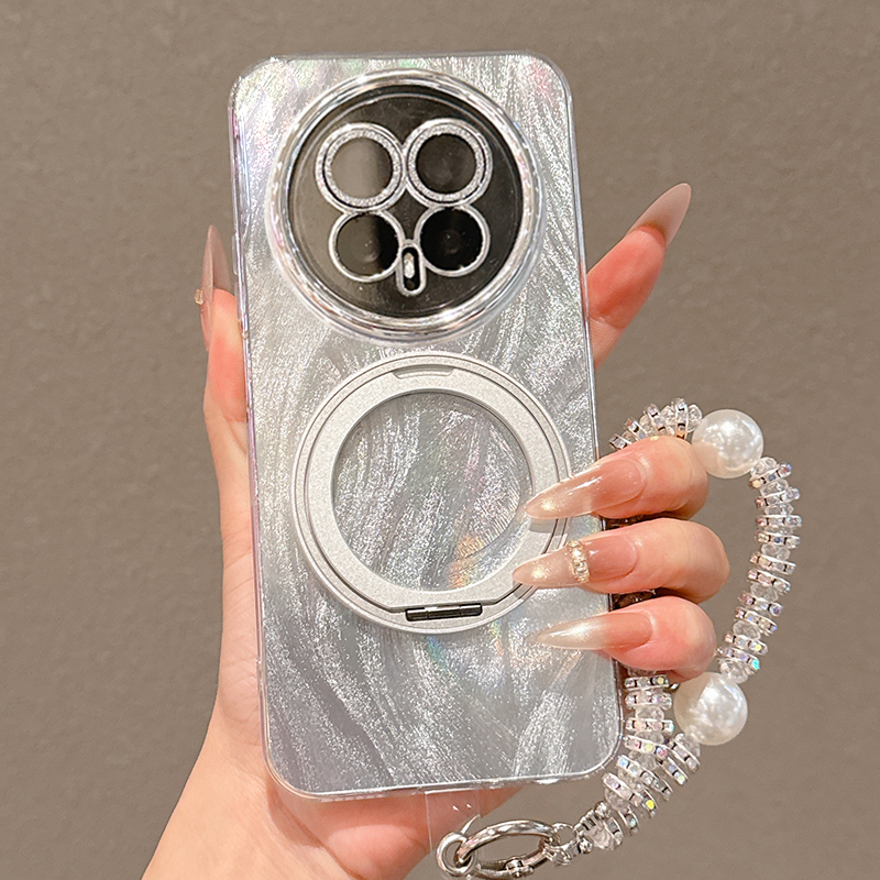 360旋转支架适用华为荣耀Mgaic8手机壳Magic7新款6Pro简约5高级感4镜头全包X70保护套X60外壳X50防摔X40女款