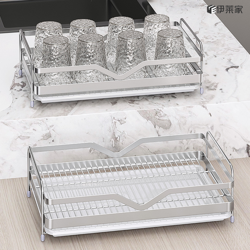 水杯置物架伊莱家不锈钢大容量