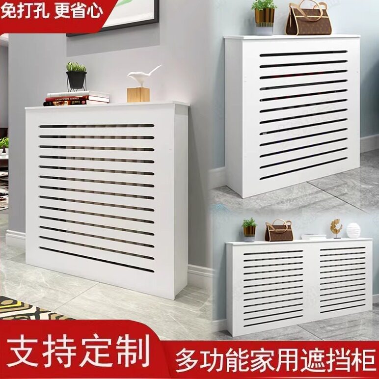 地暖分水器遮挡罩暖气片遮丑柜厨房卫生间防水遮挡板阀门遮丑箱罩