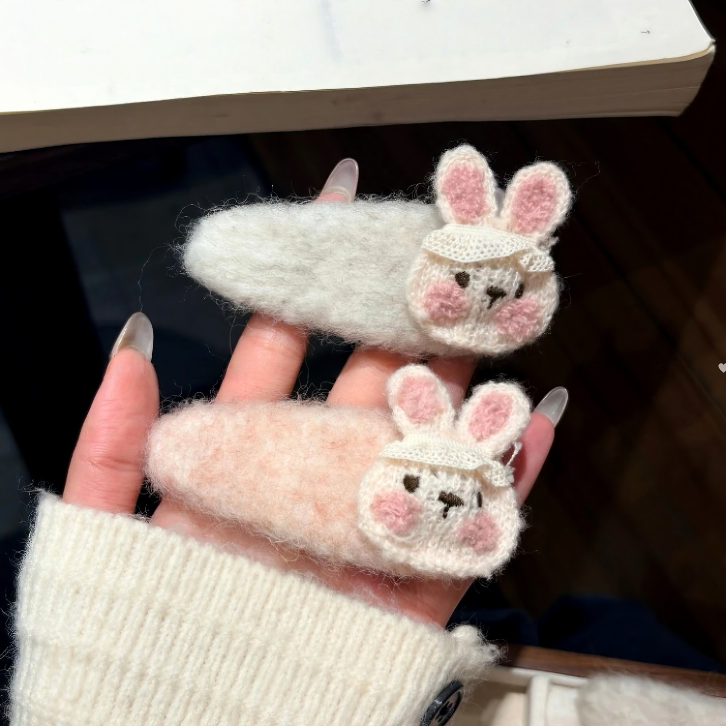 甜美可爱小兔粉色少女心发夹蝴蝶结毛绒BB夹刘海侧边手工发饰头饰,饰品/流行首饰/时尚饰品新,发饰,淘宝优惠券,粉丝福利购,淘宝优惠卷