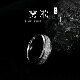 潮牌轻奢百搭气质ins情侣指环小众钛钢不掉色 雾凇戒指男款