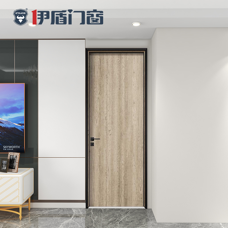 伊盾门窗铝木烤漆单开门