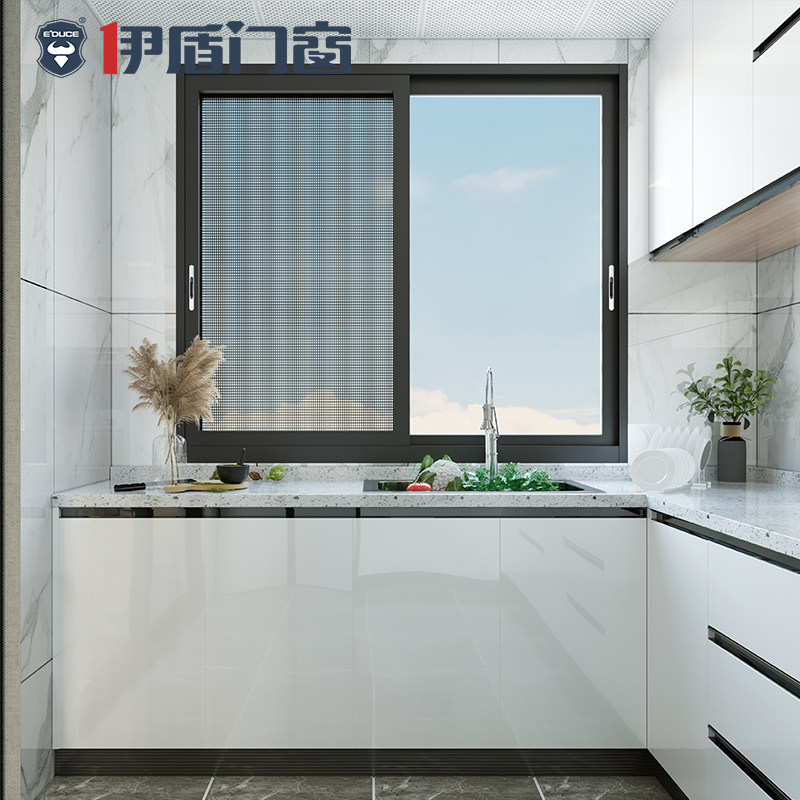 伊盾门窗 东风一号断桥推拉窗铝合金卧室客厅窗户隔音阳台推拉窗