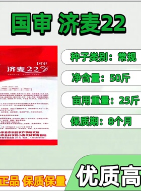 济麦22小麦种子高产山东农科院矮杆大穗抗倒伏抗冻高产小麦种子