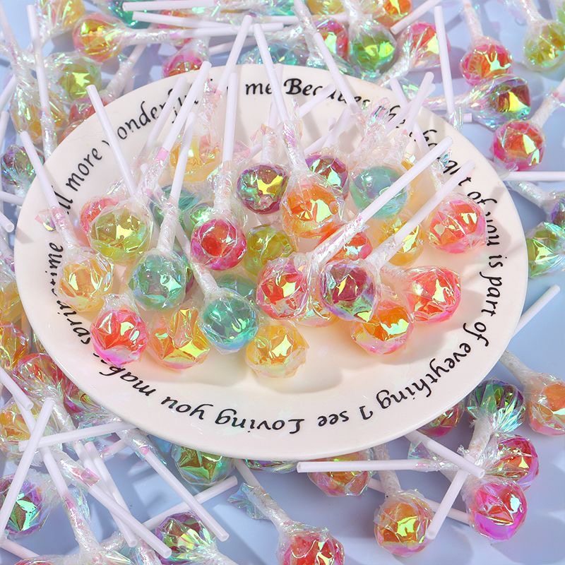 网红千纸鹤炫彩纸迷你棒棒糖硬糖果高颜值儿童生日礼物送男女朋友