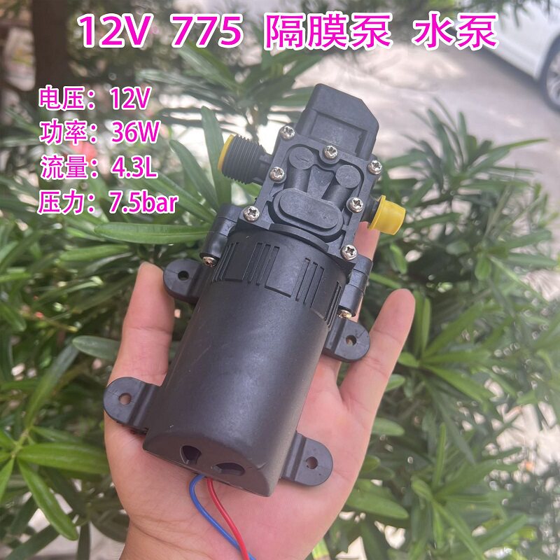 可调压力开关高压隔膜自吸泵图片