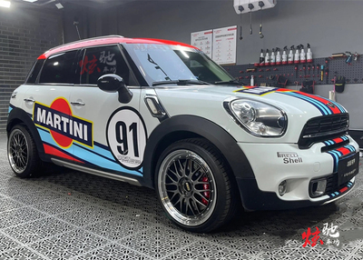 适用于宝马迷你MINIR60车贴miniJCW拉花 F54 R56改装车身贴纸