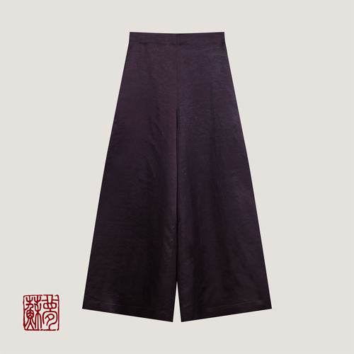{苏梦}【瘦瘦裤·温景然】香云纱秋冬中式百搭长裤0107630