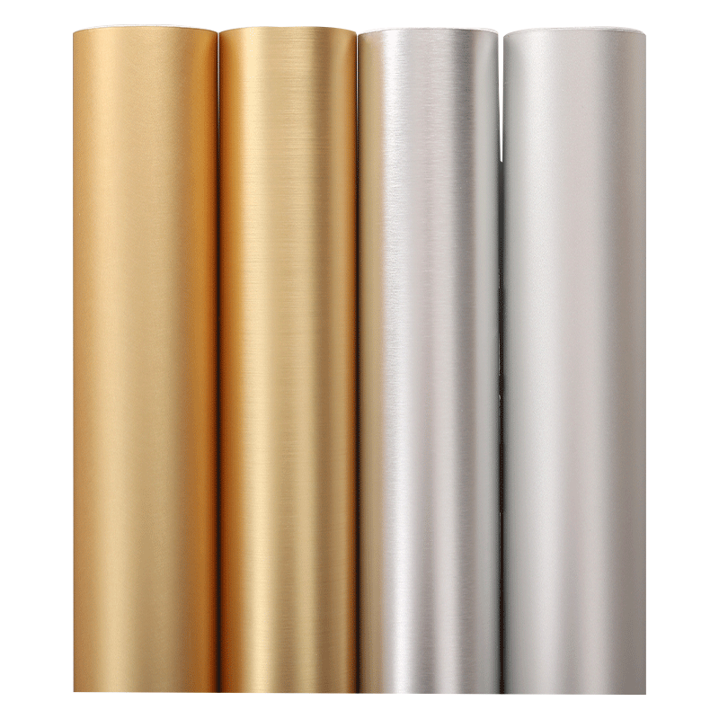 金属拉丝贴纸电梯膜门贴高级轿厢不锈钢改色哑银遮挡美化装饰古铜
