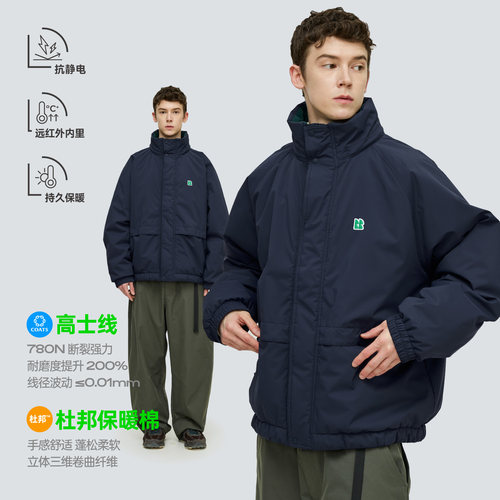 WARMTREES杜邦保暖棉连帽外套