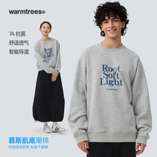 Light智能导湿女生短款 warmtrees25冬季 Soft Root 圆领卫衣 新款