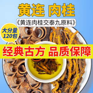 黄连肉桂茶交泰丸原材料正品川黄连和肉桂心泡水汤黄莲肉桂中药材