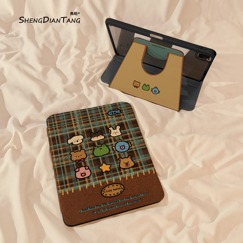 毛衣纹格子卡通适用苹果平板套