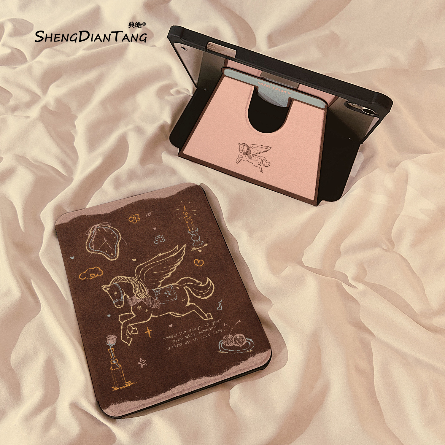 法式蜡烛飞马适用苹果iPad保护壳