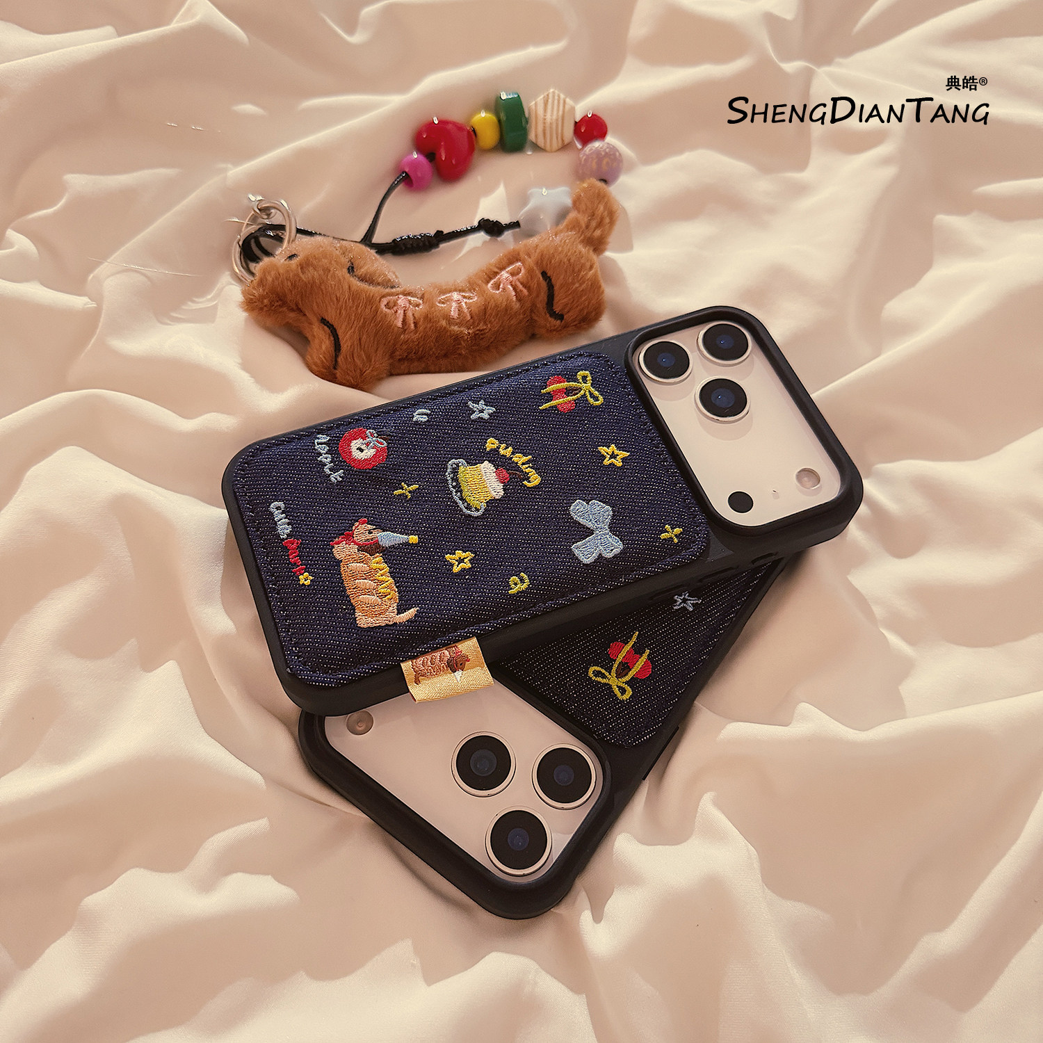 小众牛仔刺绣腊肠狗适用苹果17ProMax手机壳iphone17新款16pro可爱15创意14高级女款16promax硅胶保护套链条,3C数码配件,手机保护套/壳,淘宝优惠券,粉丝福利购,淘宝优惠卷