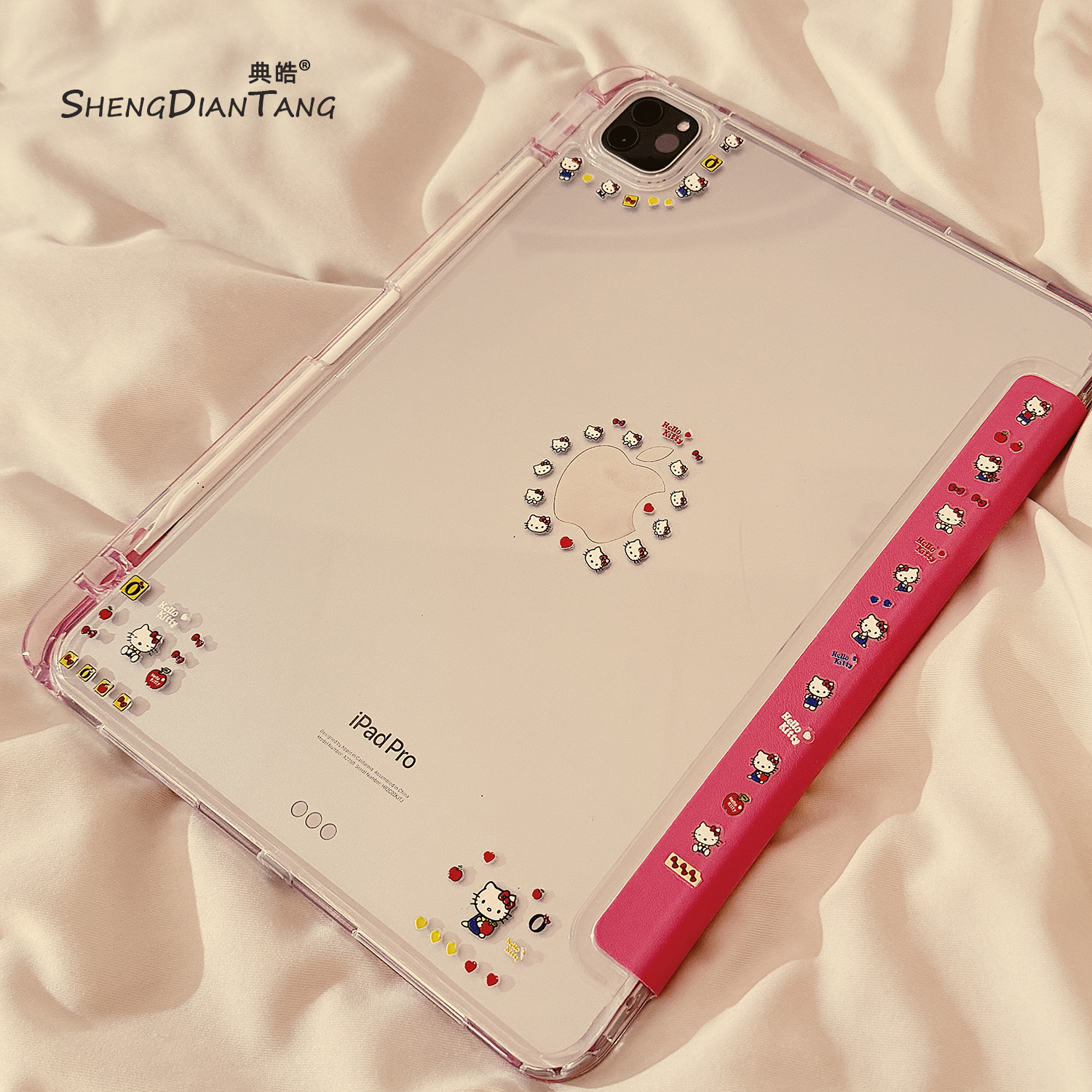 红苹果KT贴纸适用苹果ipad平板套