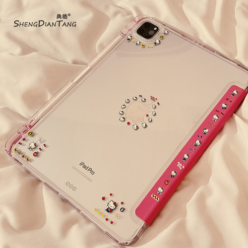 红苹果KT贴纸适用苹果ipad平板套