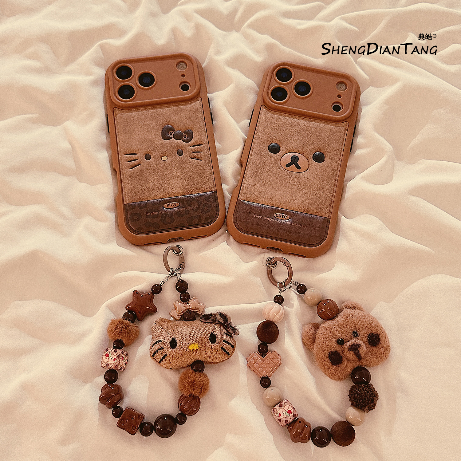 豹纹kt猫轻松熊适用苹果17手机壳