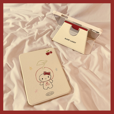 线条苹果凯蒂猫适用苹果平板壳