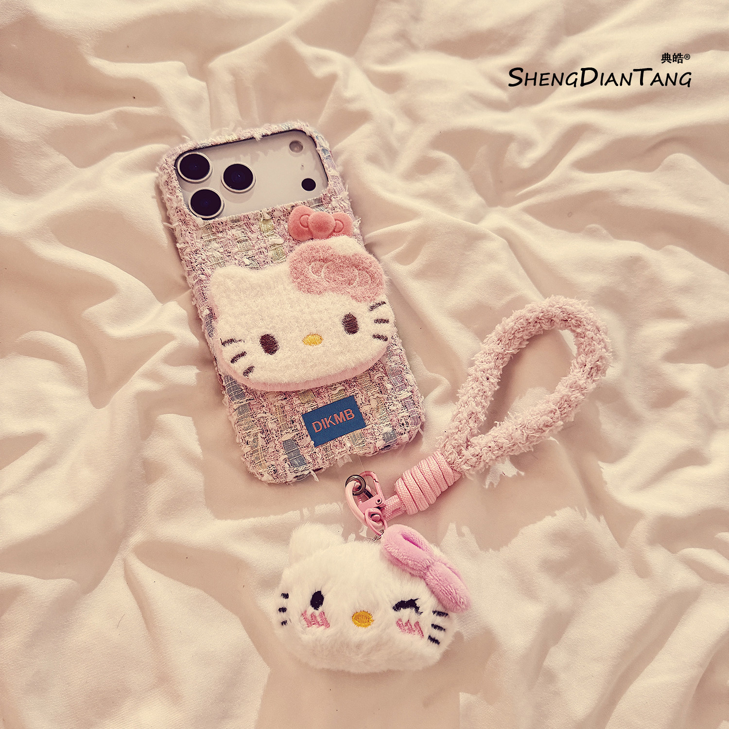 少女粉凯蒂猫编织纹适用苹果17ProMax手机壳iphone17新款16pro可爱15创意14秋冬女款16promax硅胶保护套挂绳,3C数码配件,手机保护套/壳,淘宝优惠券,粉丝福利购,淘宝优惠卷