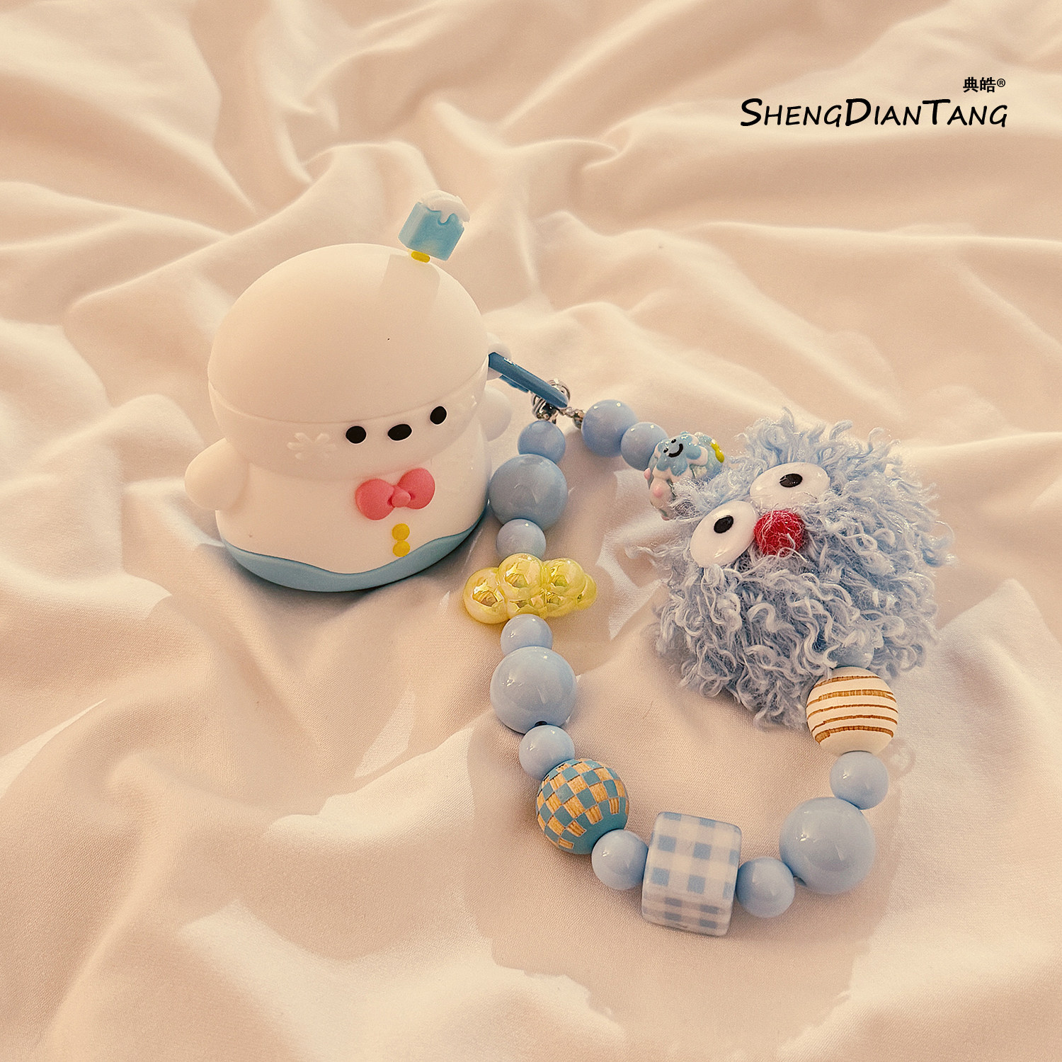 冬日立体可爱冰淇淋雪人适用于苹果Airpods4保护套2/3代无线蓝牙耳机软壳Airpods pro创意卡通硅胶女新款防摔