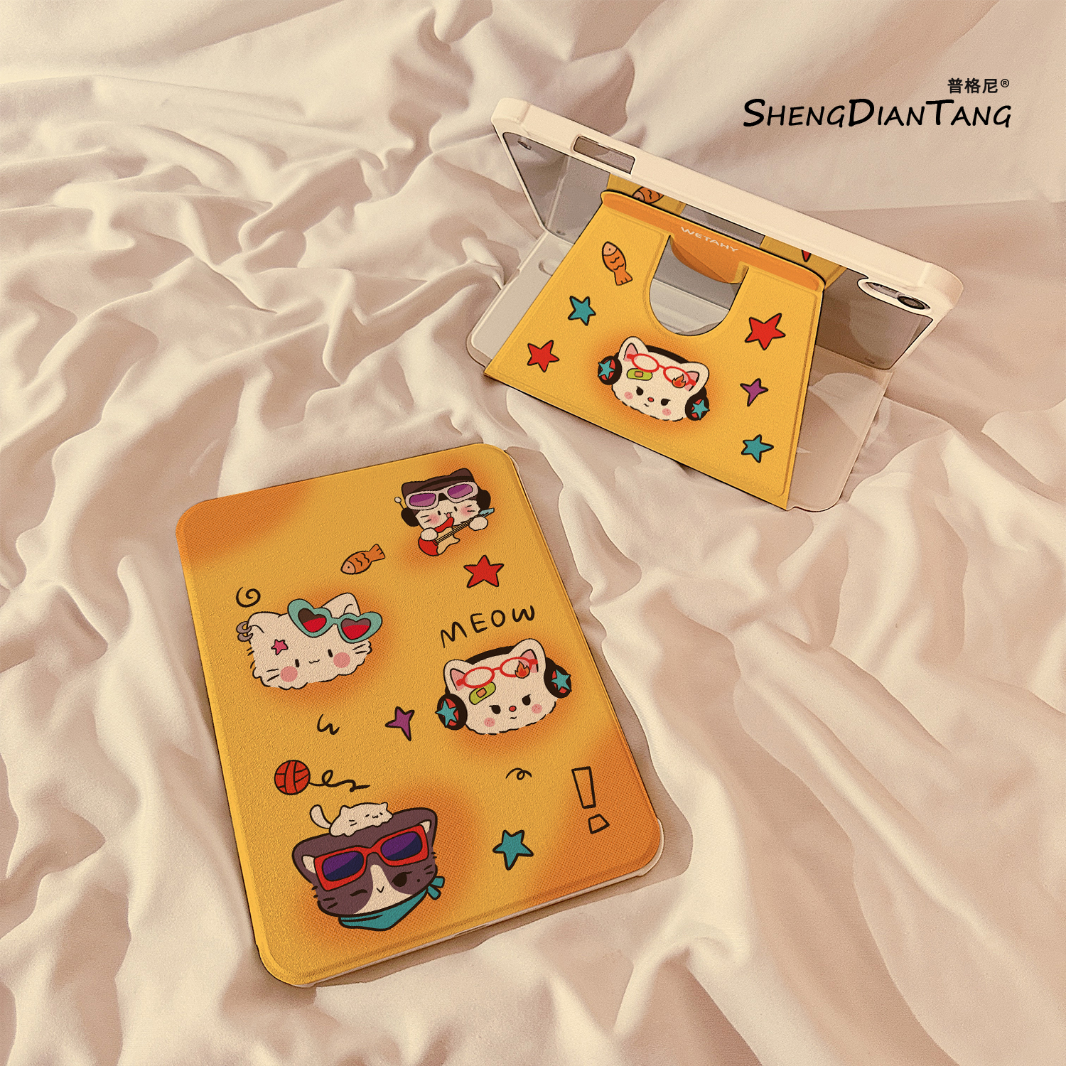星星音乐小猫适用苹果ipad平板壳