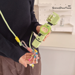 卡通青苹果餐具适用大疆pocket3保护壳挂绳可爱机身硅胶套显示屏云台镜头保护盖相机手柄保护套配件2025新款