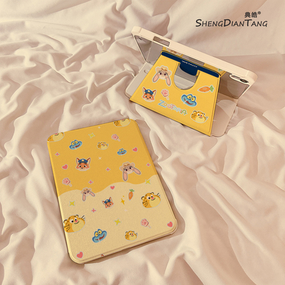 可爱卡通动物适用苹果ipad保护套