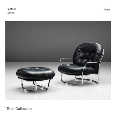 设计师皮质工业风靠背休闲椅