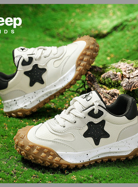 JEE/P正品儿童运动鞋2026春季男童轮胎底橡胶防滑户外女童中大童