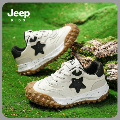 JEE/P正品儿童运动鞋2026春季男童轮胎底橡胶防滑户外女童中大童