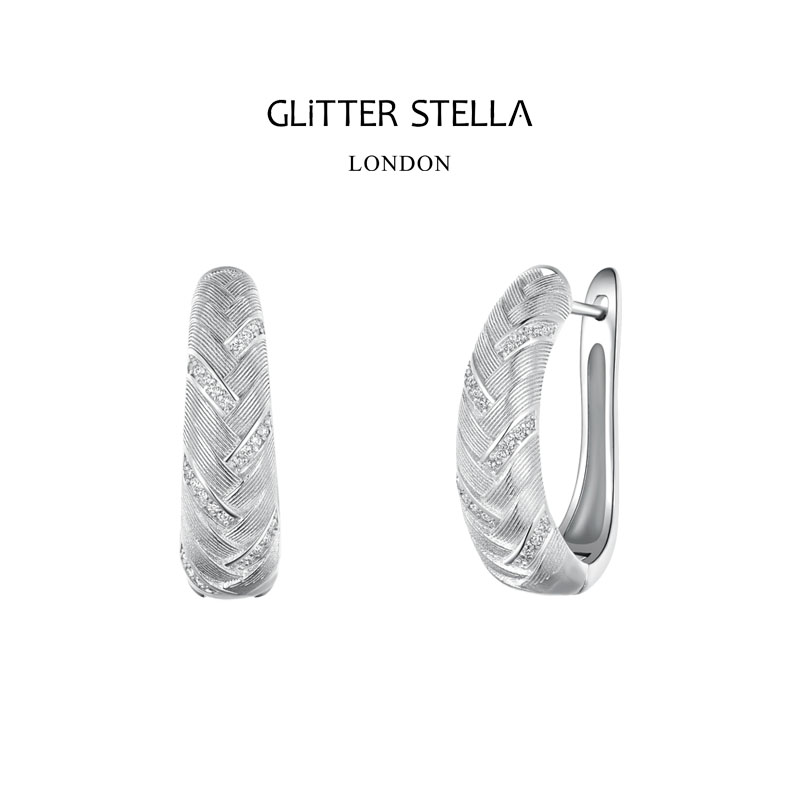 GLITTERSTELLA蜕变纹理耳环