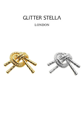 GLITTER STELLA「挚恋」经典简约编织耳钉