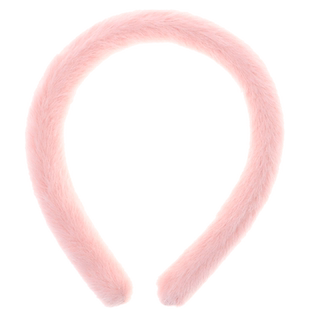 秋冬新款儿童毛绒绒发箍女童公主小女孩学生头箍洗脸甜美简约宽边