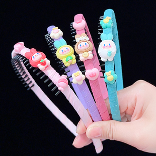 儿童卡通发箍小女孩防滑压发头箍不勒头宝宝碎发整女童发卡头发饰