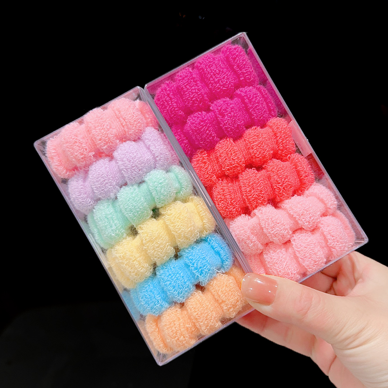 新款毛巾圈儿童高弹力无缝毛巾圈