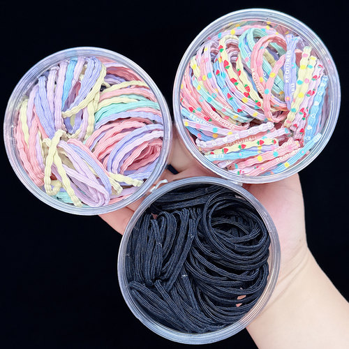 儿童发圈宝宝扎辫子马尾皮套女童皮筋高弹力耐用发绳女孩头绳发饰