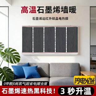德国石墨烯发热片贴墙取暖器机家用地暖带温控墙面2026新款一体板