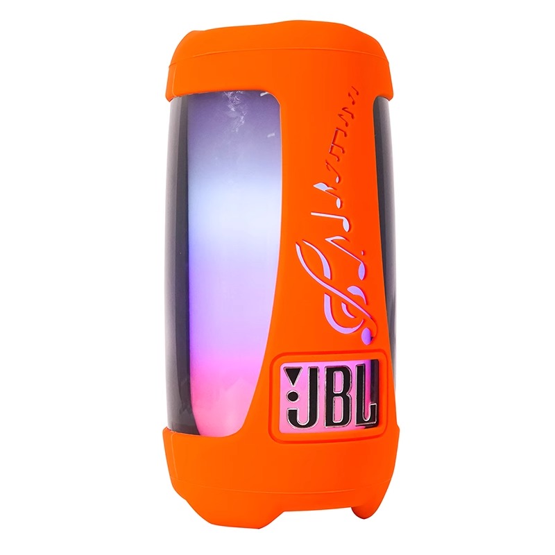 适用于JBL pulse5蓝牙音箱透音硅胶保护套 脉动5代音响防震收纳包户外登山徒步便携包