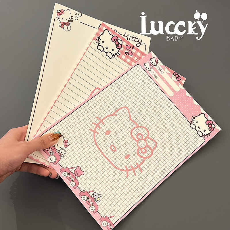 笔记本本子Hellokitty横线本英语单词本手帐本空白本小学生拍纸本
