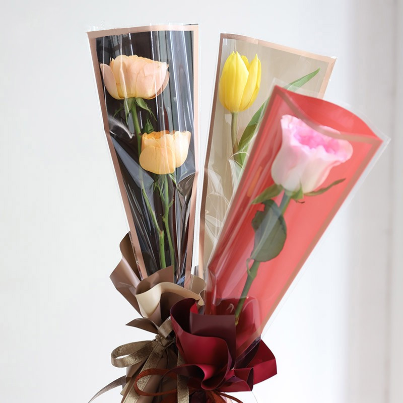 一支玫瑰花单独包装纸单支包装袋