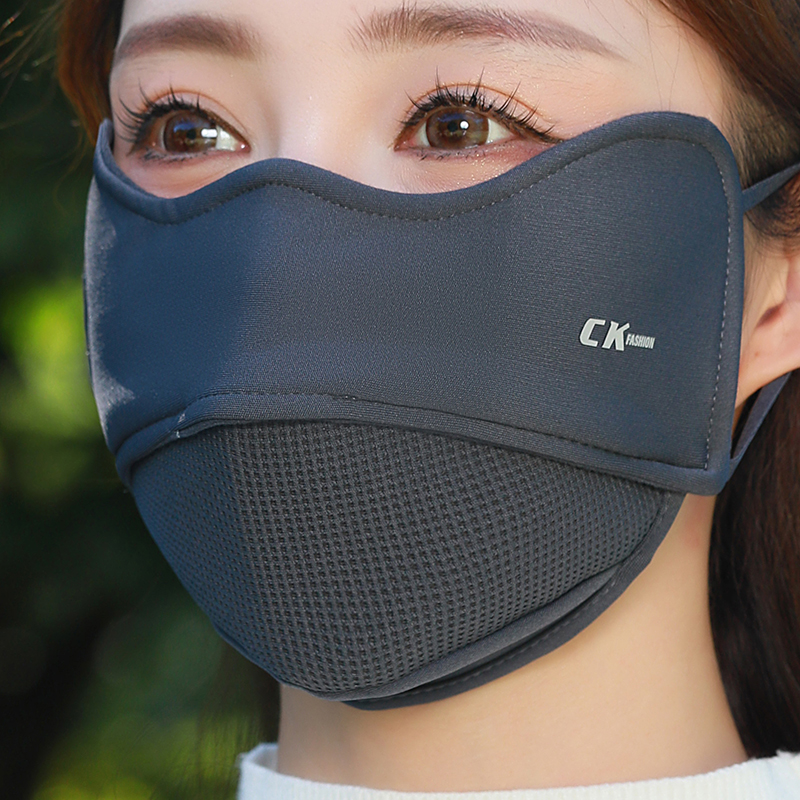 防晒口罩女防紫外线高颜值2025新款秋冬天防风保暖全脸面罩透气