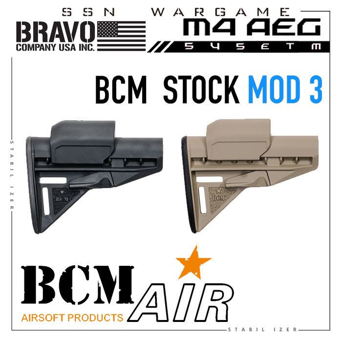 【BCM mod3 托+托腮板】新品预告 ar15 ldt 精镁 hk416 m4 配件图片