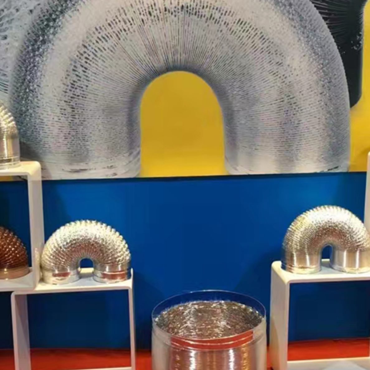 配件350大口径//0铝箔05003040抽油烟机排烟管250/伸缩排气管管道