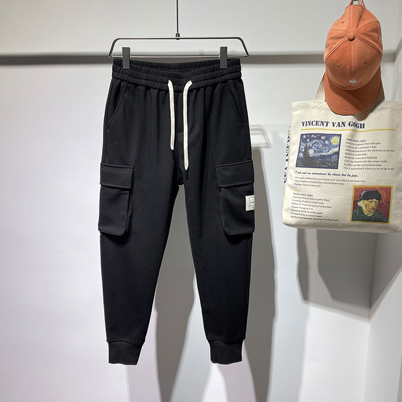 2025秋季潮牌美式工装休闲束脚裤子潮流男士运动裤卫裤2173P85,男装休闲裤,电商B332-1